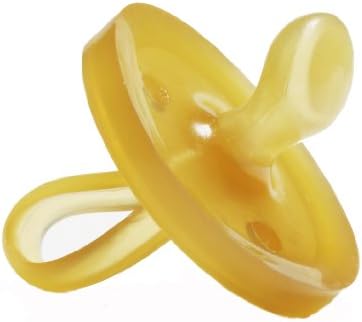 Natursutten BPA-Free Natural Rubber Pacifier, Orthodontic, 6-12 Months, 2 Pack