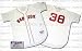 Curt Schilling Boston Red Sox Authentic Major League Baseball Jersey from Majestic, With #38 on Authentic Jersey (Home)