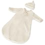 Kiddopotamus Dreamsie Luxe Organic Cotton Sleeper & Sleep Cap, Natural