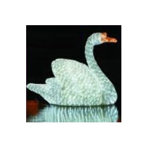 Giant Commercial Acrylic LED Male Swan Christmas Display - 1,264 LED Lights