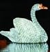 Giant Commercial Acrylic LED Male Swan Christmas Display - 1,264 LED Lights