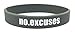 Fitness & Bodybuilding Sportwristband No.excuses Training Workout Sports Gym CrossFit Equipment Accessories Silicone Rubber Band Wristband Bracelet Unisex New
