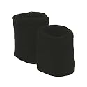 Wrist Band Pair (terry)-Black