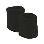 Wrist Band Pair (terry)-Black
