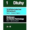 Schiffstechnisches W�rterbuch 1. Deutsch - Englisch. Teil 1: A - N / Teil 2: O - Z (Book on Demand): 2 Teile