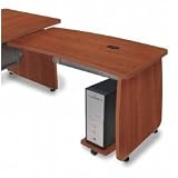 Milano Cherry Computer Return (Cherry/Silver) (27.6H x 47.2W x 21.7D)
