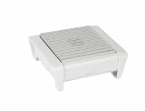 Brabantia - 477065 - Chauffe-Plat avec Grille Gris - 1 Bougie - Blanc