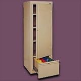 Sandusky Cabinets HADF 171864-02 Systems Series Single Door Storage Color: Charcoal