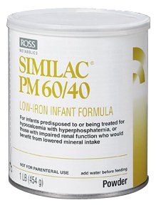 Similac PM 60/40 Low Iron Infant Formula, Powder, 14.1-Ounces (Pack of 6)