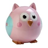 C.R. Gibson Ceramic Piggy Bank, Happi Baby Girl
