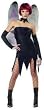 Adult Evil Pixie Costume - Gothic Fairy Costume - Runs Sexily TIGHT (Stockings and Wig not included)