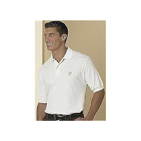 IZOD Mens Short Sleeved Crested Pique Polo
