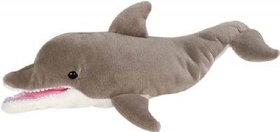 Childrens Toyshop  Toys : Plush Bottlenose Dolphin Body Puppet 12"