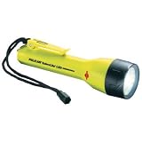 Pelican 180223 Submersible Laser Spot Xenon Flashlight Pelican Sabrelite LED, Yellow