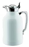 Alfi 30691221100 1.0L 8 Cup Opal White Laqured with Chrome Plated Trim Carafe