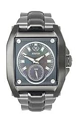 REACTOR Men's 95501 Fusion Black Pearl Dial Black Nitride Ion-Plated Watch