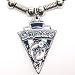 Miami Dolphins Leather Necklace w/Beads & Pewter Pendant - NFL Football Fan Shop Sports Team Merchandise