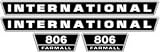 International Harvester Co. Tractor Decal HK806