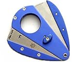 Xikar Blue Metal Cigar Cutter - Free Engraving