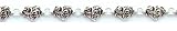 Ankle Bracelet Antiqued Heart Anklet 9 inch,Sterling Silver