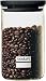 Bodum Yohki Airtight Glass Storage Jar with Black Air Tight  Lid, 1.0 l, 34 oz.