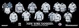New York Yankees 10 x 30 Uniform History Plaque