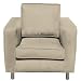 Baby : Jennifer DeLonge Microsuede Ava Chair in Rich Chocolate