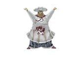 Certified International International Chefs 3-D Cookie Jar, 11-1/4-Inch