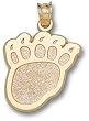 Bear Paw Charm/Pendant -14K/10K, Stainless Steel or Gold Plated