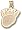 Bear Paw 10K Charm/Pendant