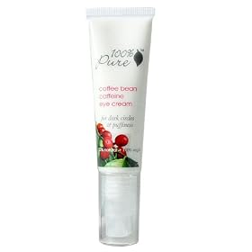 100% Pure Cosmetics - Organic Coffee Bean Eye Cream, 1 fl oz cream