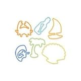 Silly Bandz Beach Shapes UV Activated Rubber Bands 24/p