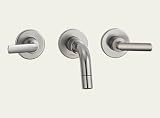 Delta Select 6516728-BN Trevi Lever Wall Mount Bath Faucet, Brushed Nickel