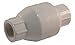 Jomar | 210-305, 1", T-711, Thermoplastic Check Valve, PVC, In-Line, Schedule 40, Threaded Connection, 150 WOG