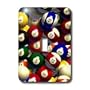 Billiards - Billiard Balls Pool - Light Switch Covers - single toggle switch