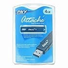 PNY TECHNOLOGIES, INC Attache usb 2.0 flash drive, 4gb PNYPFD04GU20RF Sold as 1 Each Mfr... by 