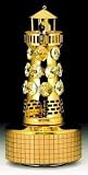 Lighthouse 24k Gold Plated Swarovski Crystal Music Box