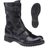 HH Black 10 &acute; Leather Tanker Boot # 5407 - cod. B000MWORF0