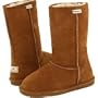 BEARPAW WOMENS S410 EVA 8" SHEEPSKIN BOOTS BLACK SIZE 9