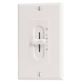 Hunter 27181 Four-Speed Slide Fan Control