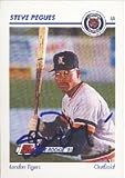 Steve Pegues, London Tigers - Tigers Affiliate, 1991 Line Drive Pre-Rookie Autographed Card