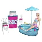 Barbie Grill To Chill Deluxe Patio and Doll Set