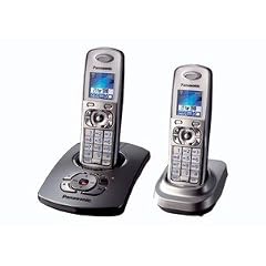 Panasonic KX-TG8322GS, Schnurlostelefon mit AB und zus�tzlichem Mobilteil inkl. Ladeschale, Duo, silber