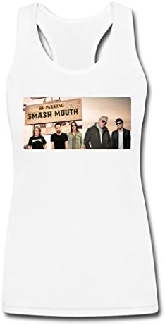 CZR fashion girl's Smash Mouth fashion tour women's tank top White M