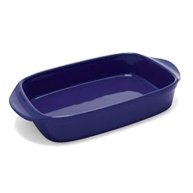 Buy Chantal 5 Quart Rectangular Baker, Glossy Indigo Blue