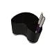 Dr. Byte(R) Iceland Plastic Mini Organizer, Matte Black with Silver Accents