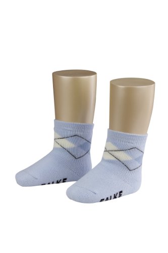 Falke Unisex - Baby Babybekleidung/ S&ouml;ckchen 10355 Falke Argyle Socke, Gr. 62/68, Blau (po Preisvergleich
