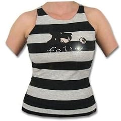 Felix the Cat - little World (mit Strass) Comic Girlie-Top, grau/schwarz