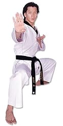 Light Weigtht Tae Kwon Do (TKD) Unfirom - White V neck w/Black Trim Size 000 to 7