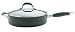 Anolon Advanced Hard Anodised Covered Saute Pan with Helper Handle, 24 cm